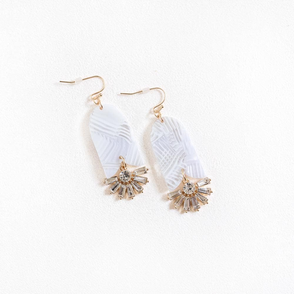 Art Deco Drop Earrings - Image 2