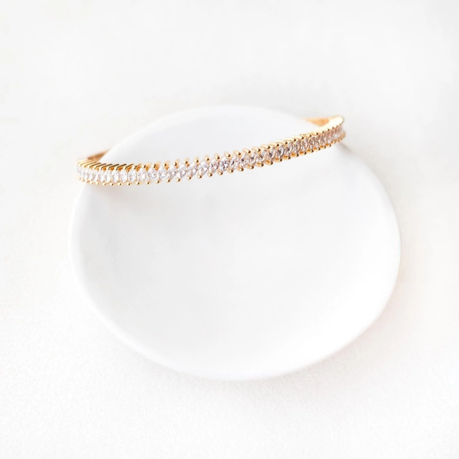 Crystal Bangle Bracelet - Image 2