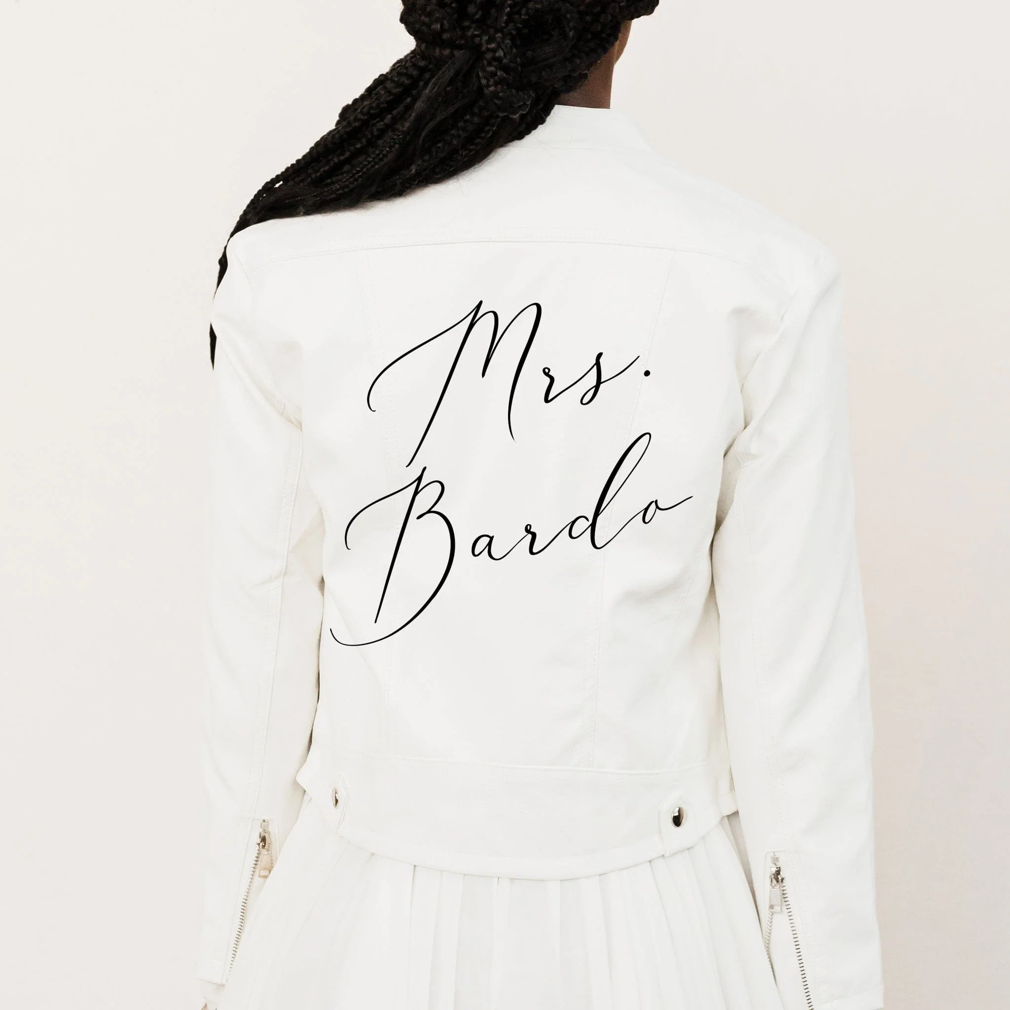Custom Name Leather Jacket - Image 3