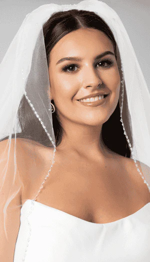 Ella Crystal Edge Veil - Image 2