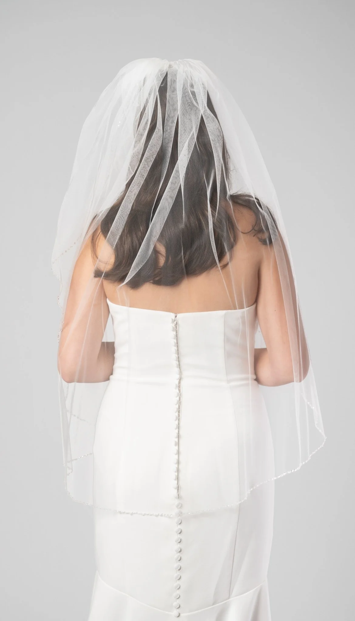 Ella Crystal Edge Veil - Image 3