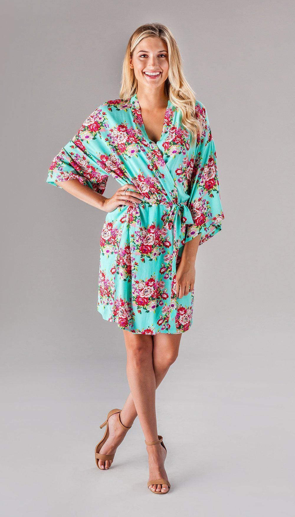 Floral Bridesmaid Robe - Image 10