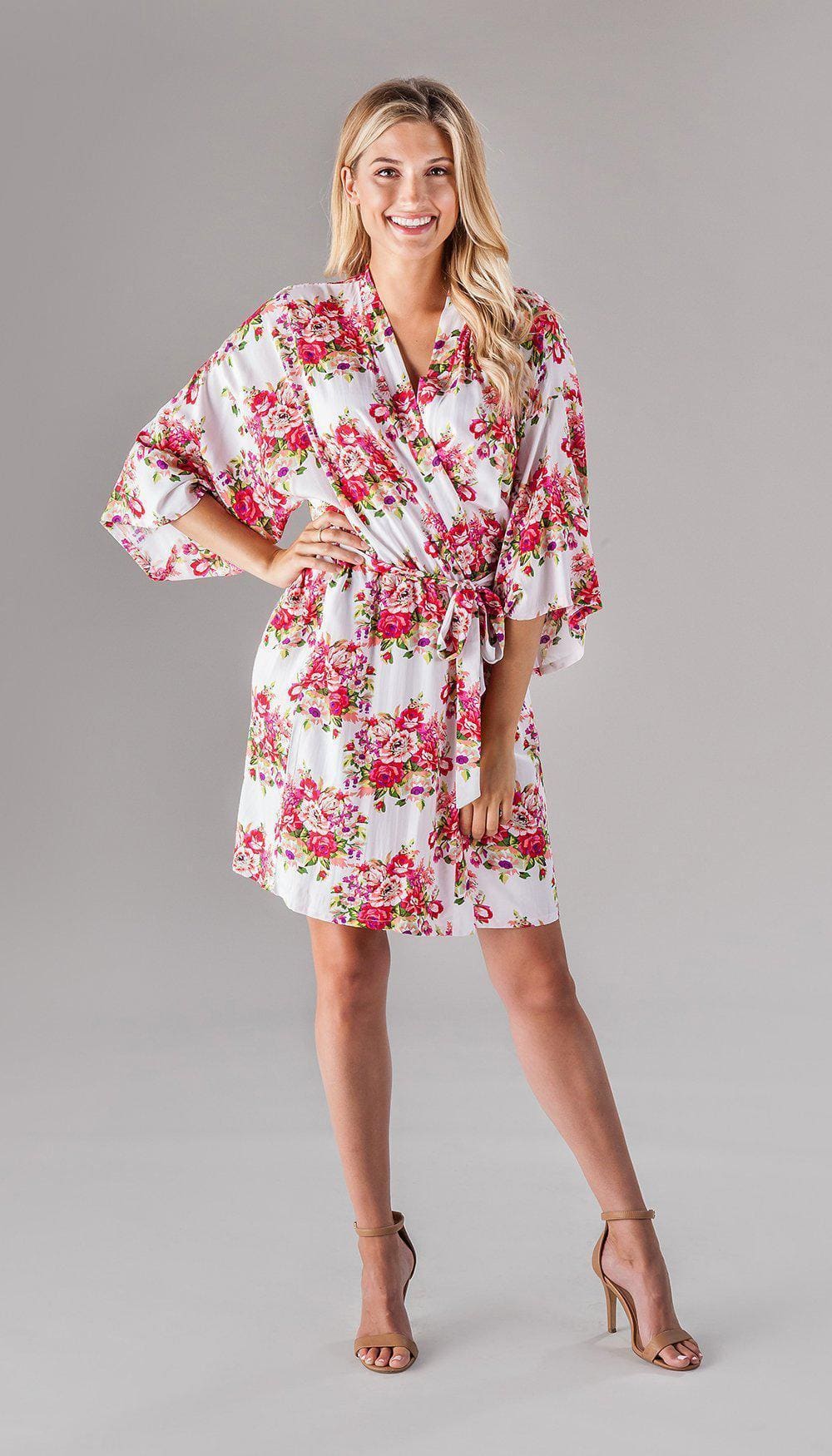 Floral Bridesmaid Robe - Image 12