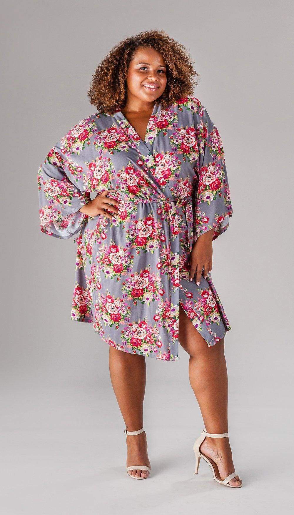 Floral Bridesmaid Robe - Image 14