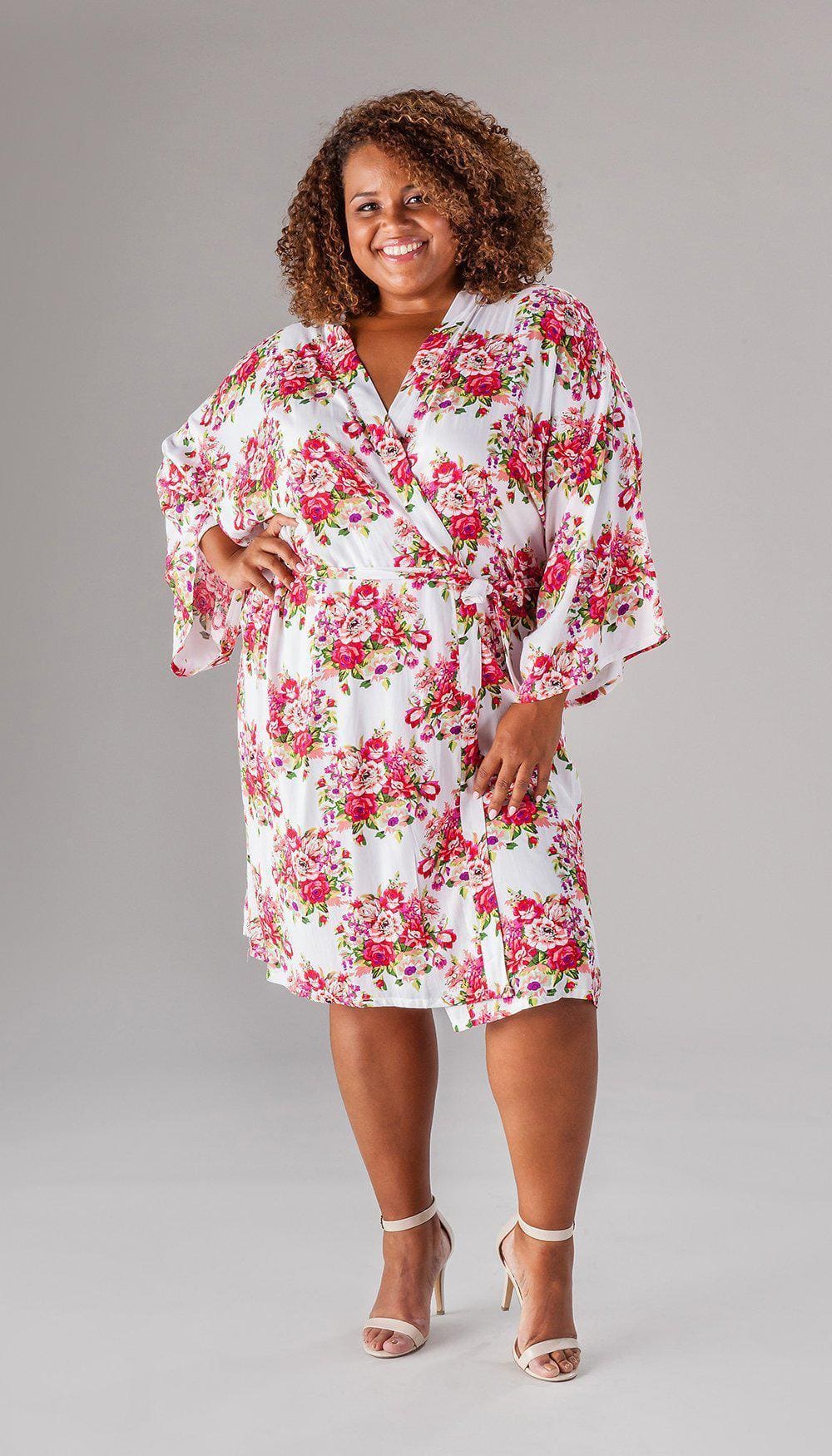 Floral Bridesmaid Robe - Image 16