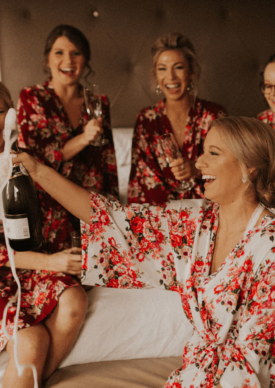 Floral Bridesmaid Robe - Image 17