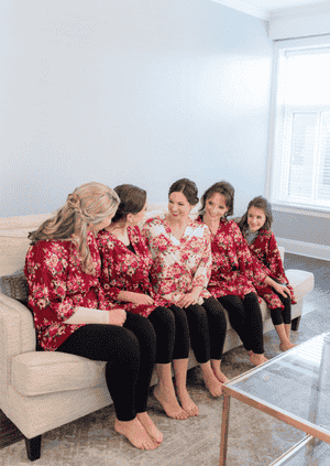 Floral Bridesmaid Robe - Image 18