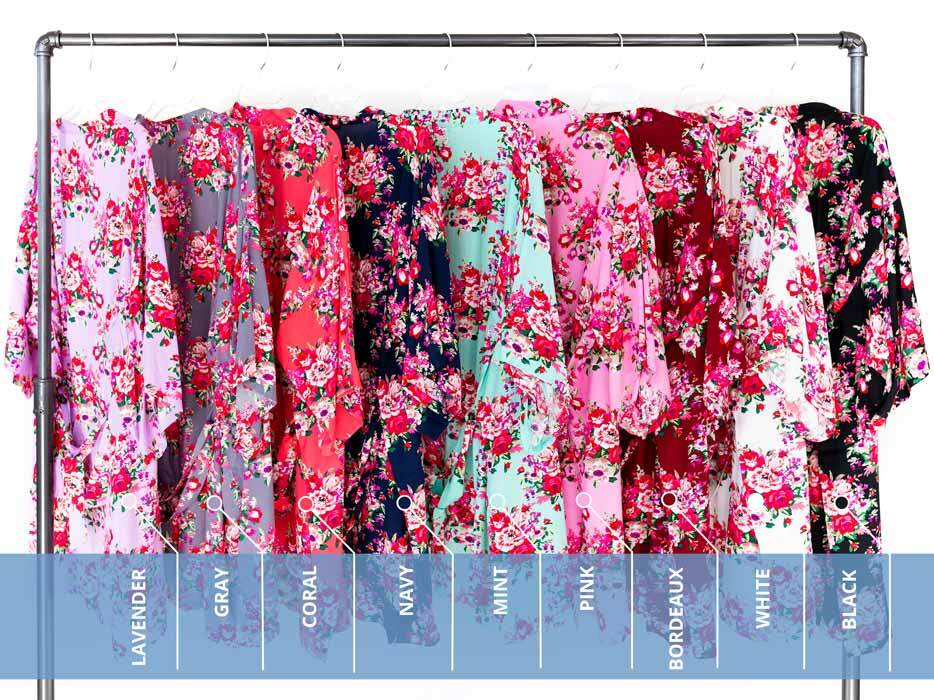 Floral Bridesmaid Robe - Image 4