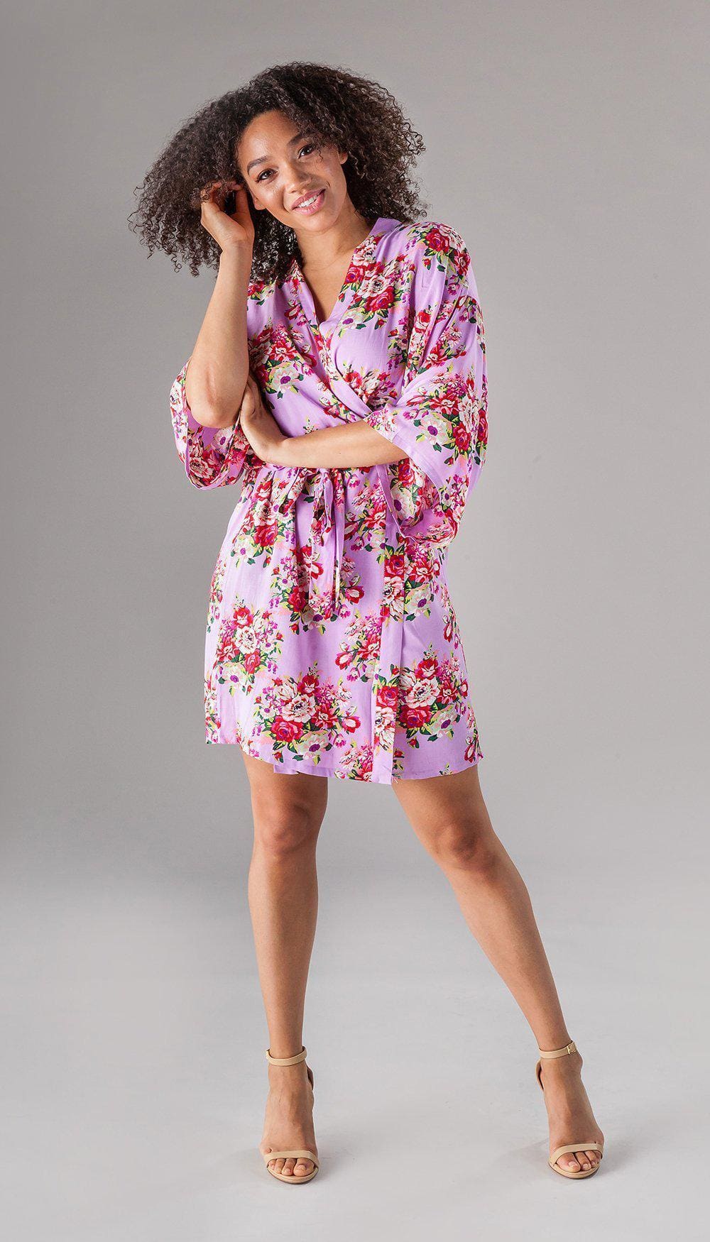 Floral Bridesmaid Robe - Image 5