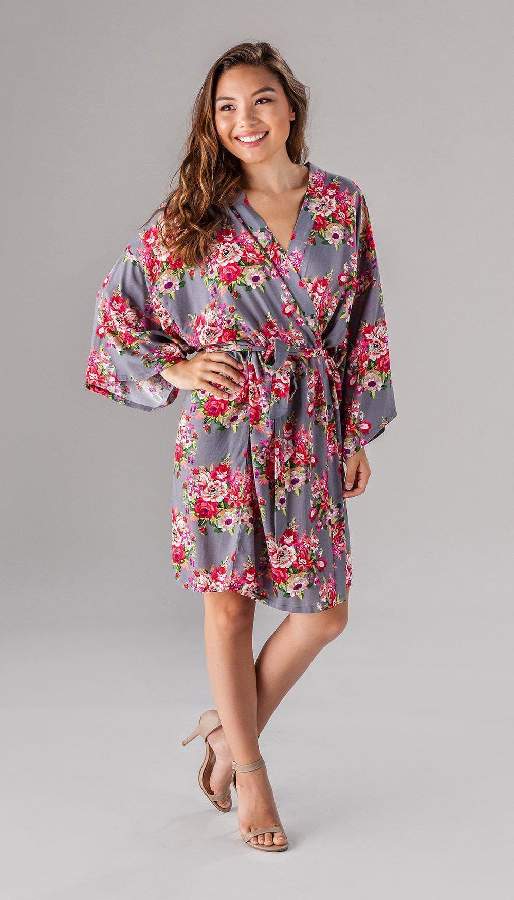 Floral Bridesmaid Robe - Image 8
