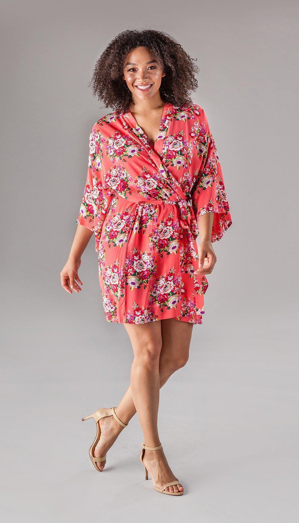 Floral Bridesmaid Robe - Image 9