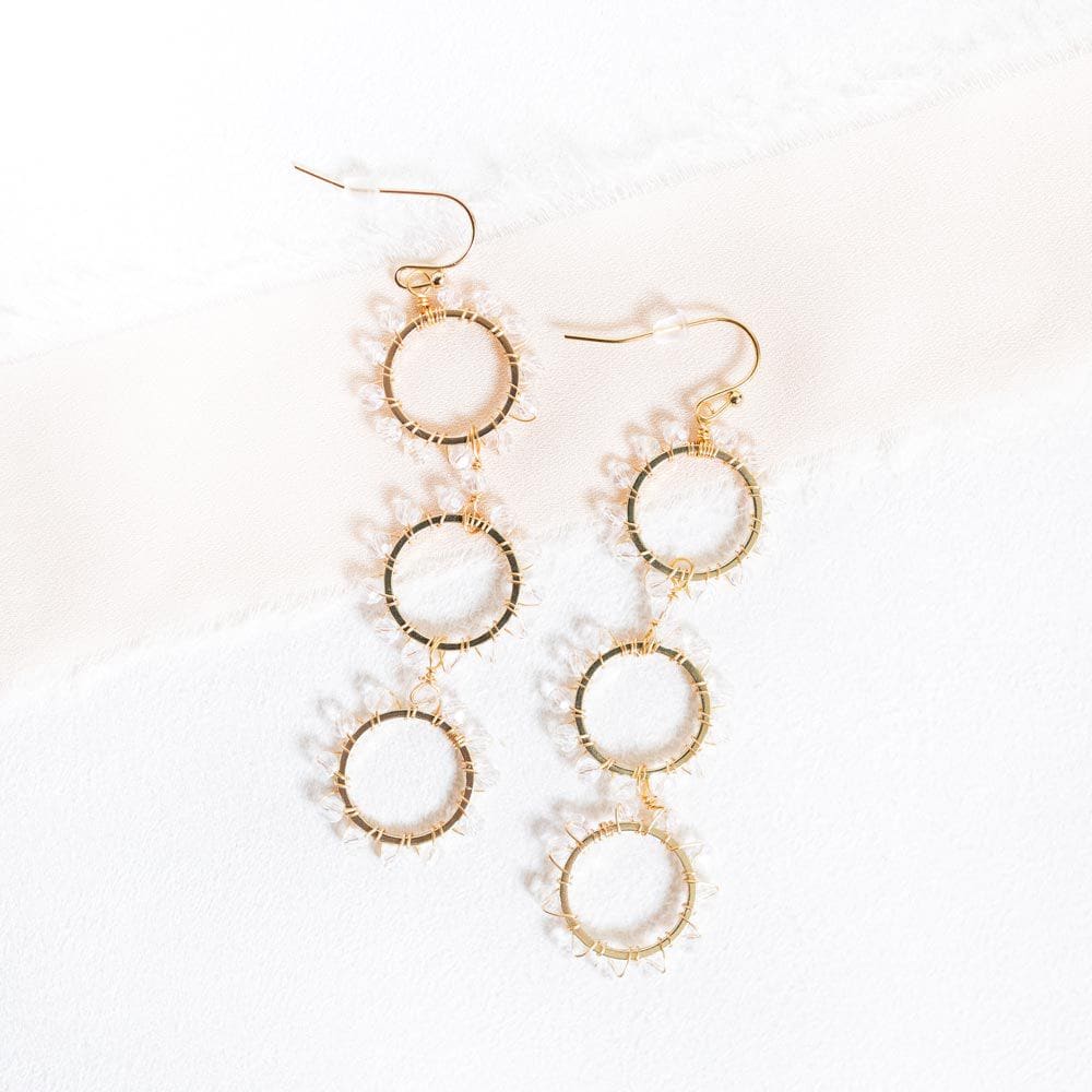 Hoop Dangle Earrings - Image 2