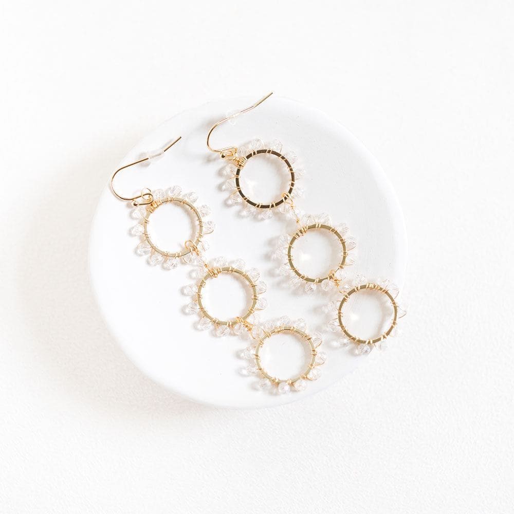 Hoop Dangle Earrings - Image 3