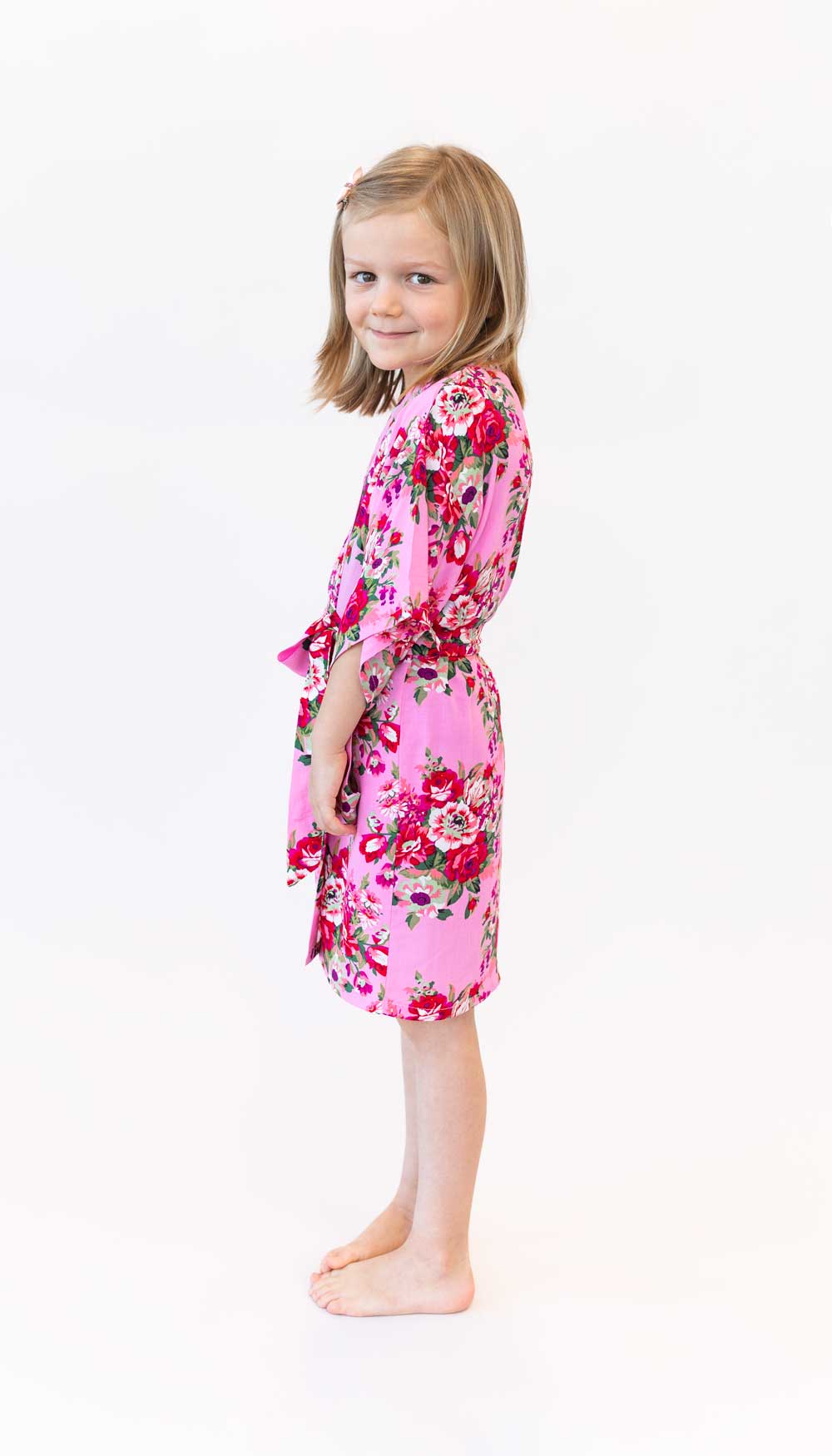 Junior Bridesmaid Floral Robes - Image 10