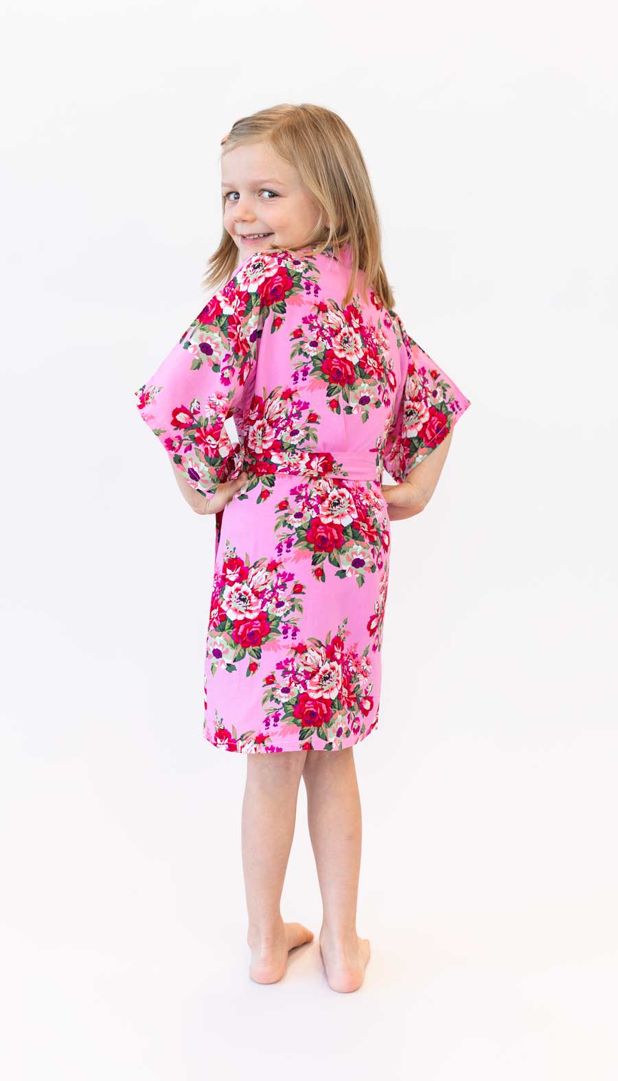 Junior Bridesmaid Floral Robes - Image 11
