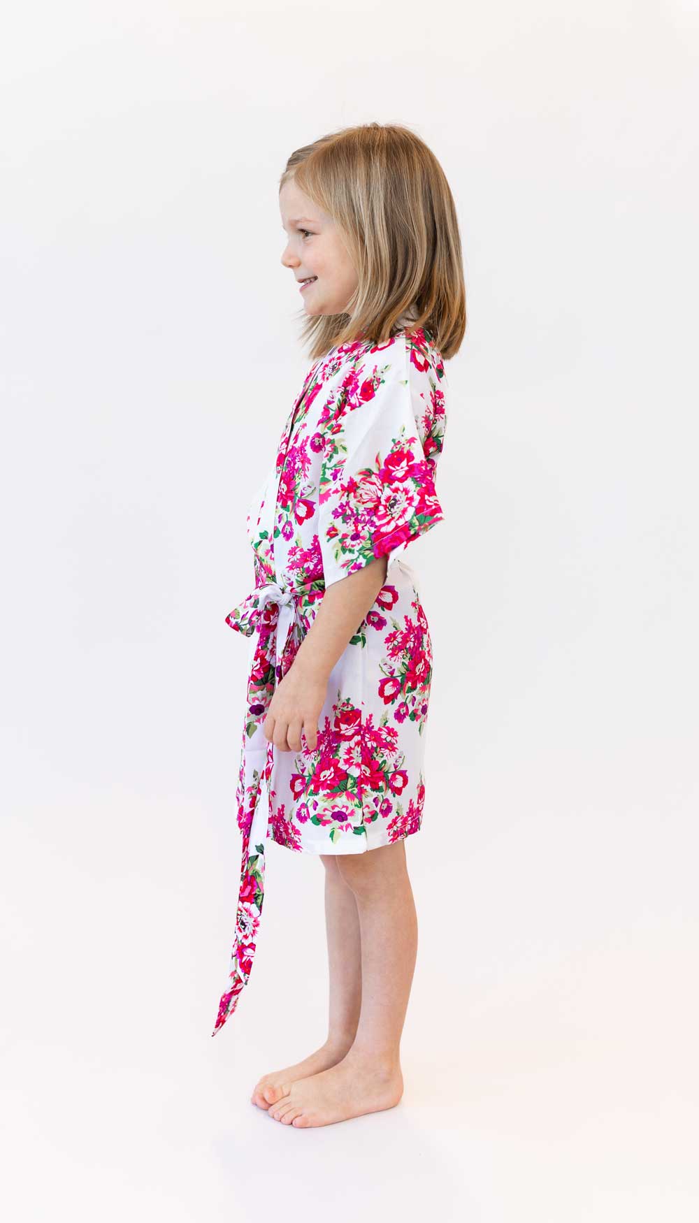 Junior Bridesmaid Floral Robes - Image 4