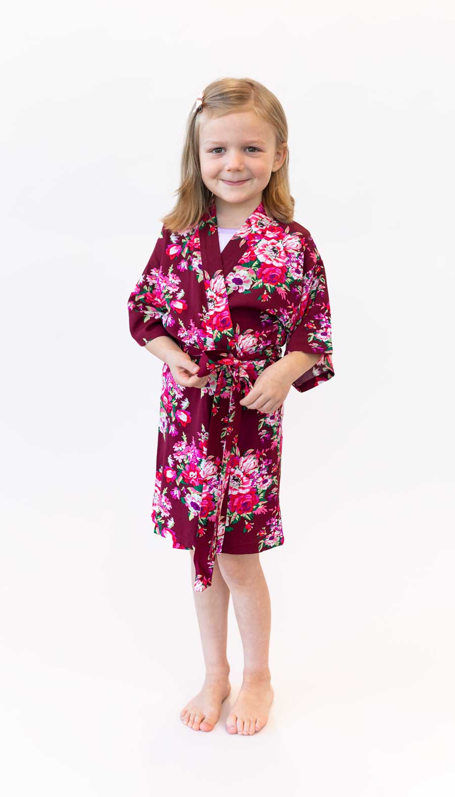 Junior Bridesmaid Floral Robes - Image 6