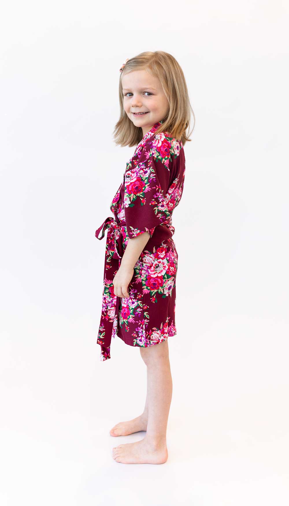 Junior Bridesmaid Floral Robes - Image 7