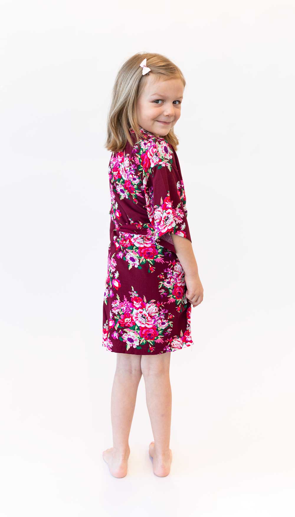 Junior Bridesmaid Floral Robes - Image 8