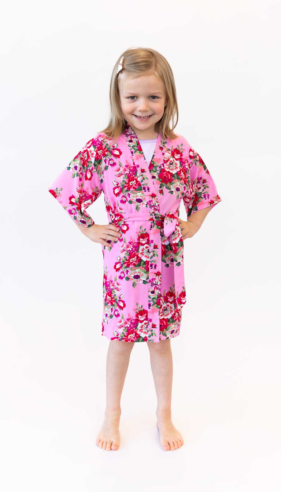 Junior Bridesmaid Floral Robes - Image 9
