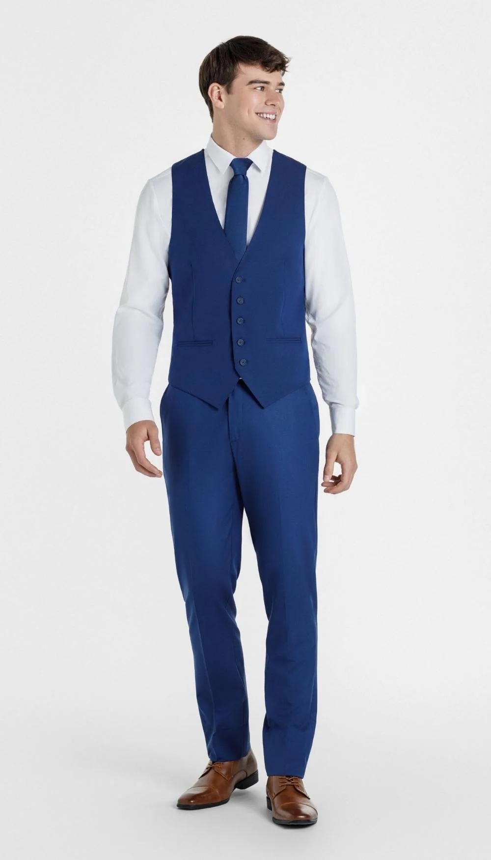 Trim Fit Suit Vests - Image 18