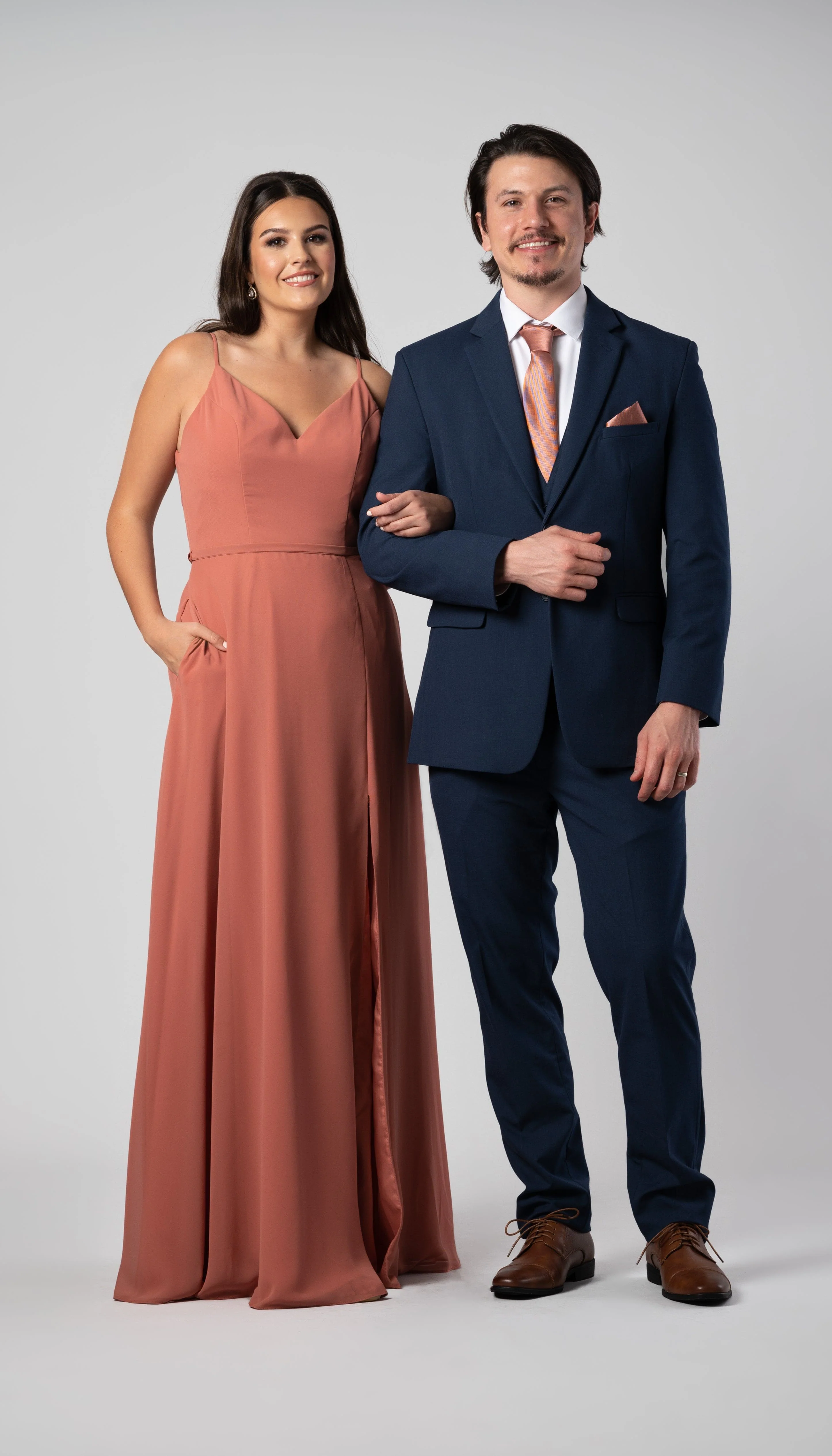 Trim Fit 3 Piece Suit Navy - Image 6