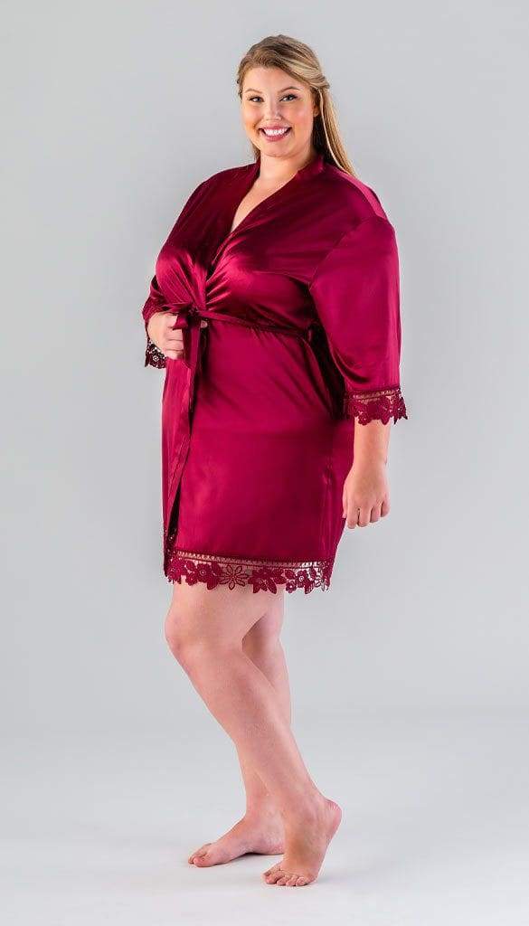 Satin and Lace Bridal and Bridesmaid Robes - Image 14