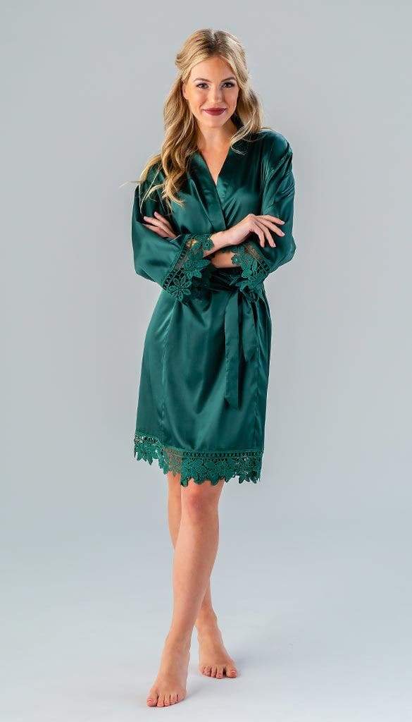 Satin and Lace Bridal and Bridesmaid Robes - Image 31