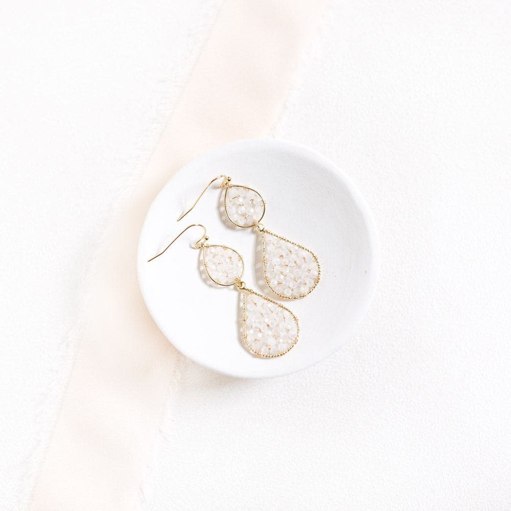 Moonstone Drop Earrings