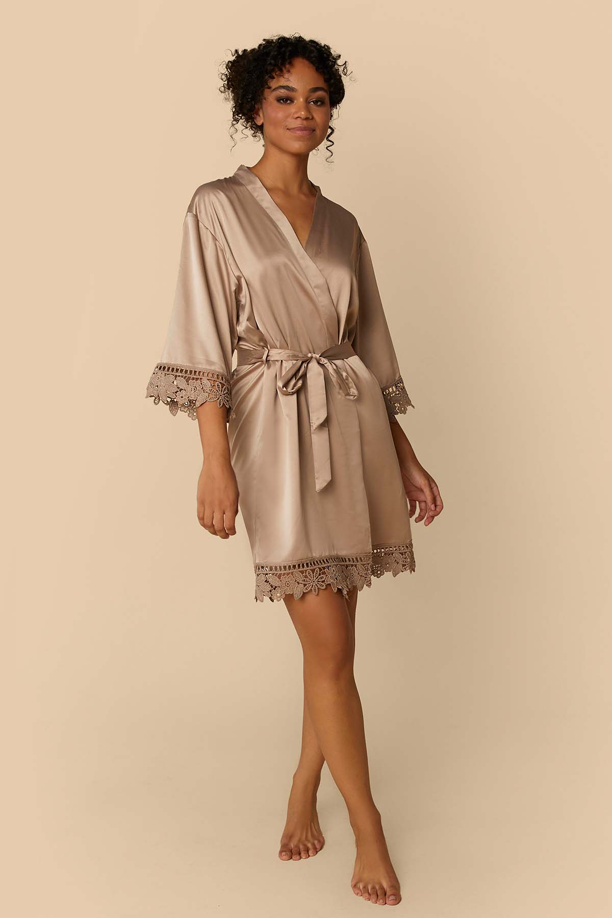 Premium Satin and Lace Robes - Image 6