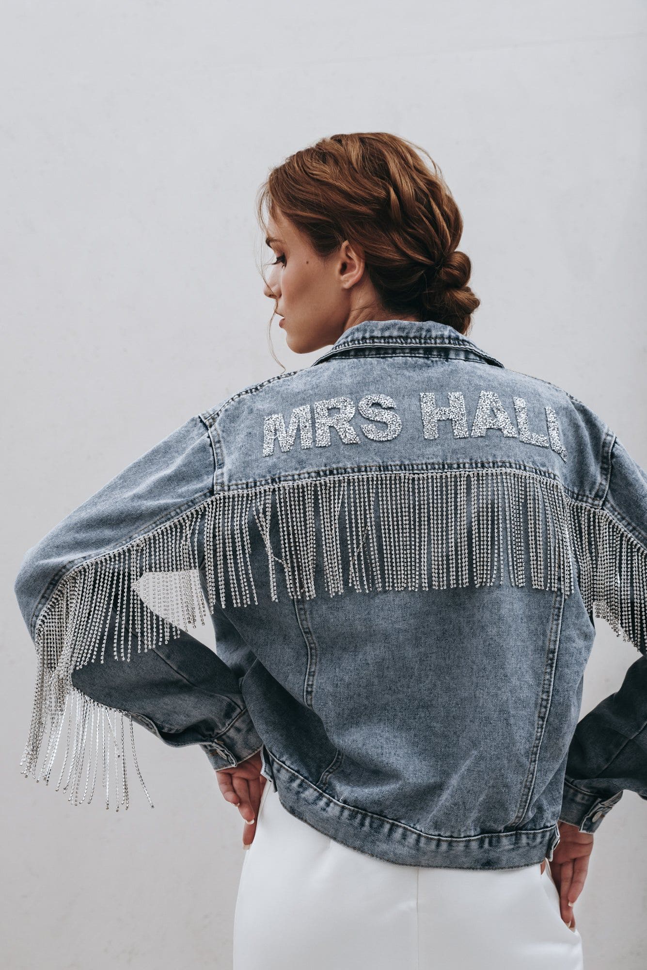 Rhinestone Fringe Jacket - Image 3