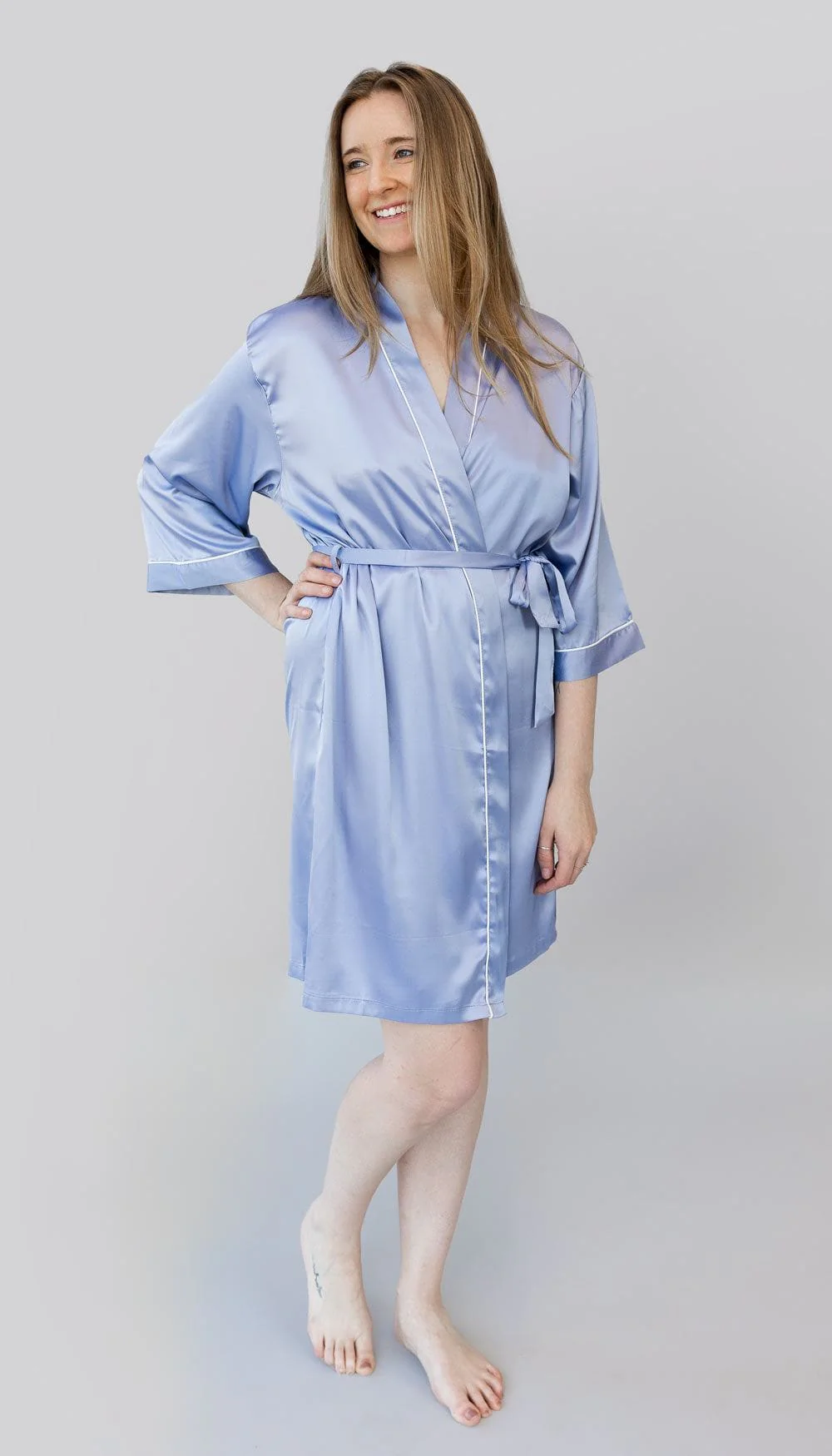 Satin Bridal and Bridesmaid Robes - Image 7