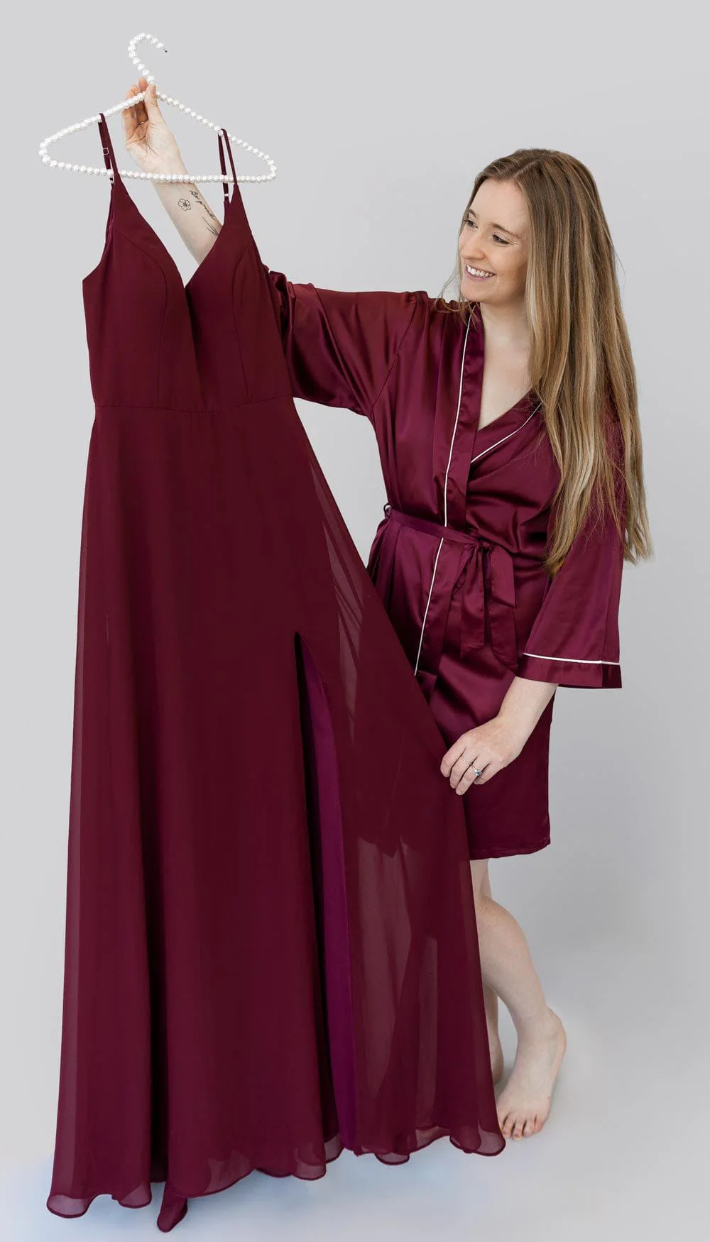 Satin Bridal and Bridesmaid Robes - Image 9