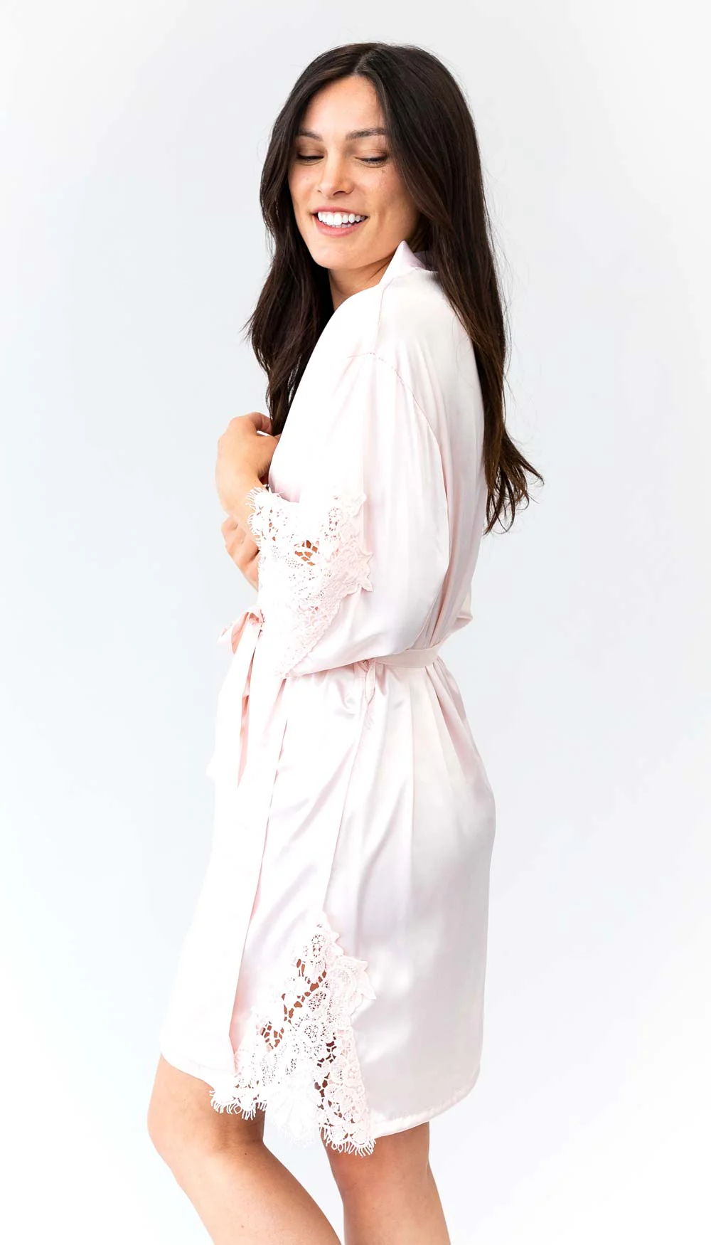Silky Lace Bridal and Bridesmaid Robes - Image 14