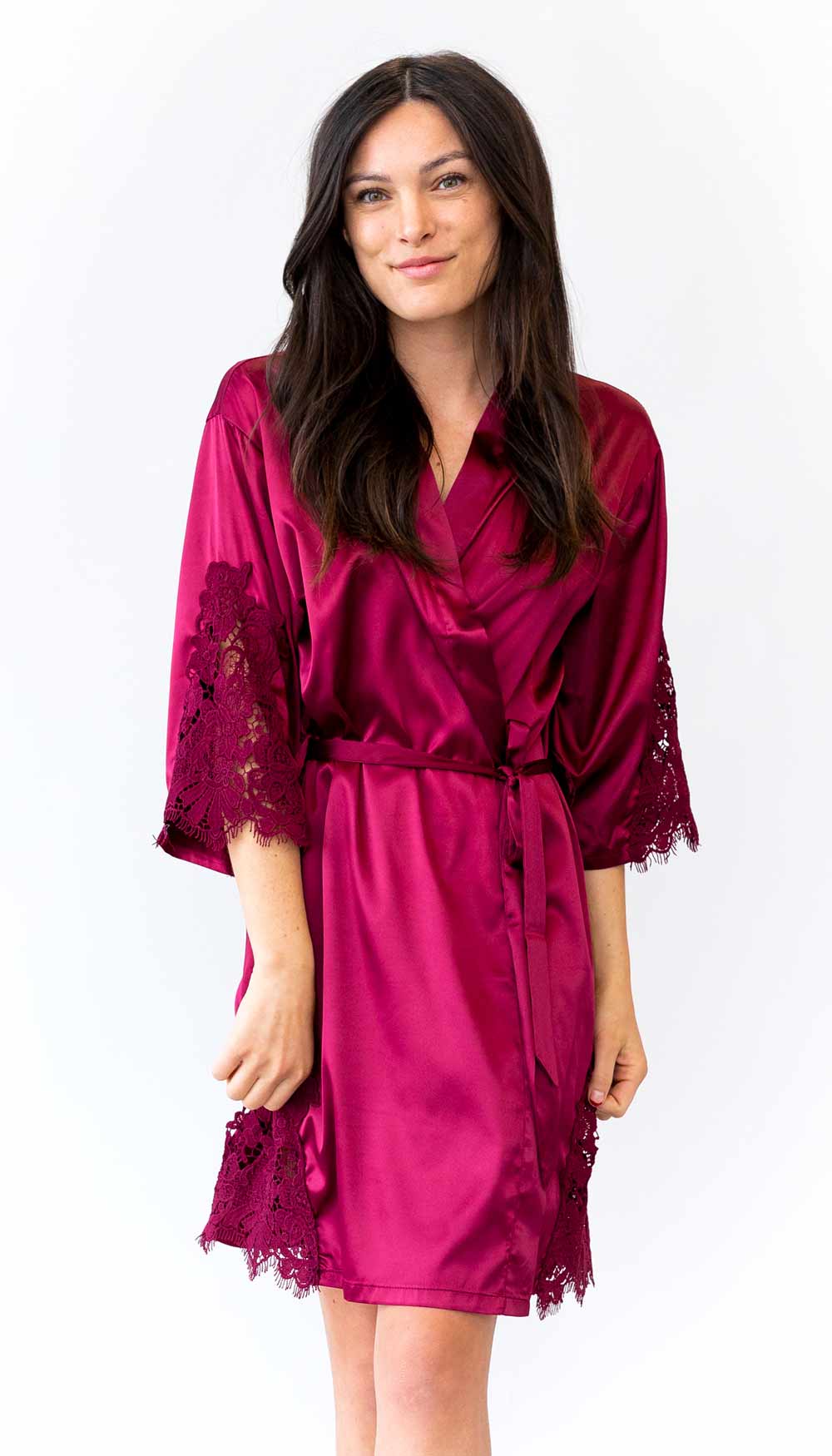 Silky Lace Bridal and Bridesmaid Robes - Image 8