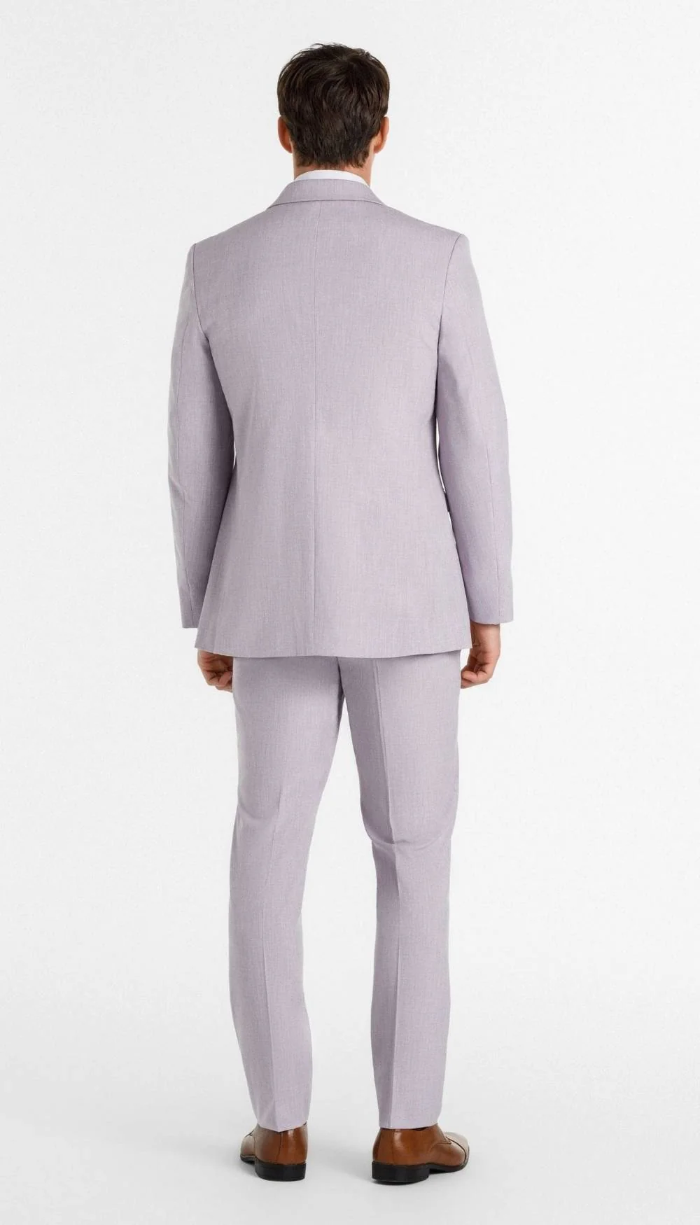 Trim Fit 2 Piece Suit Lavender - Image 4