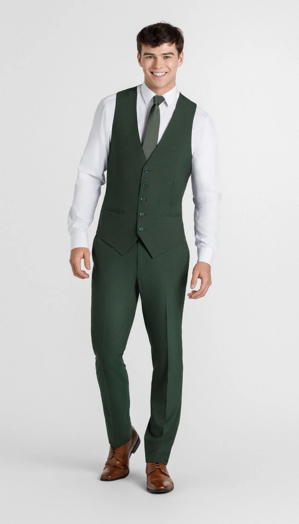 Trim Fit Suit Vests - Image 8