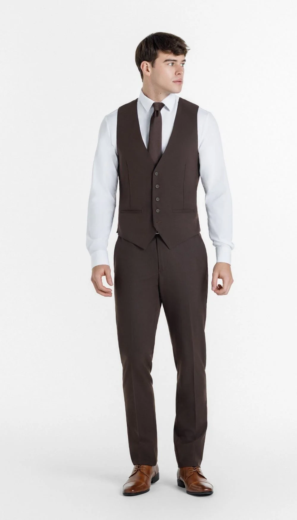 Trim Fit Suit Vests - Image 16