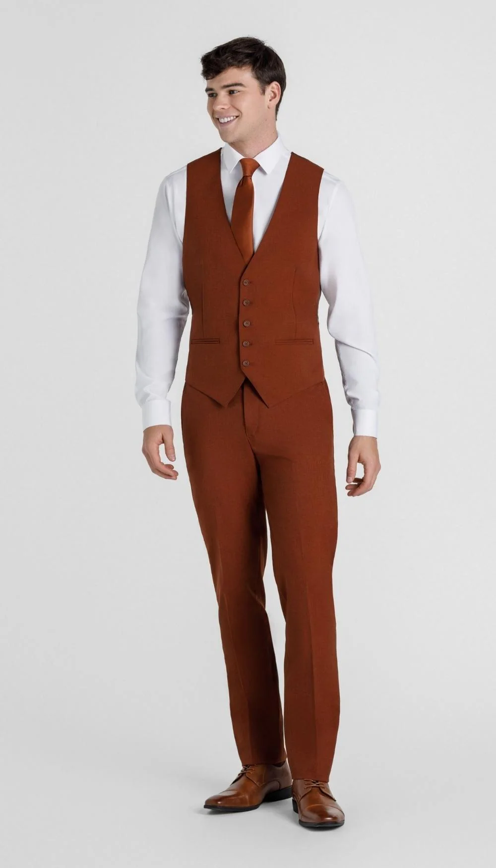 Trim Fit Suit Vests - Image 9