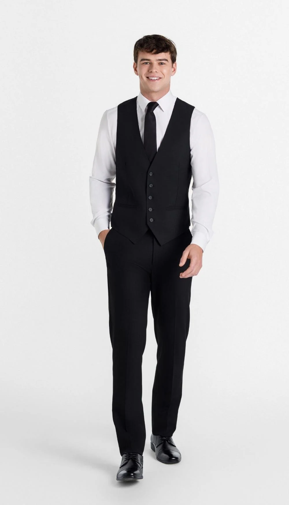 Trim Fit Suit Vests - Image 14