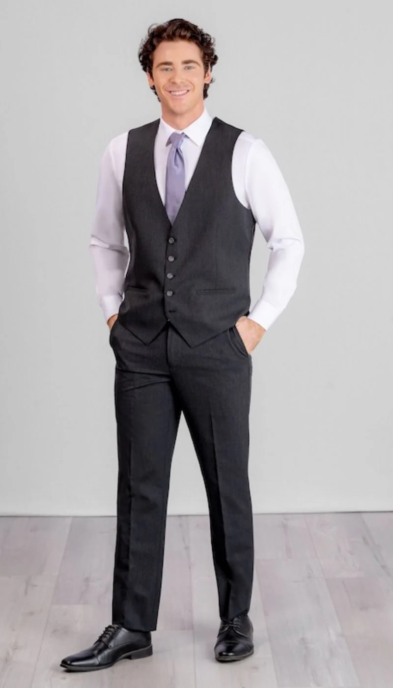 Trim Fit Suit Vests - Image 3