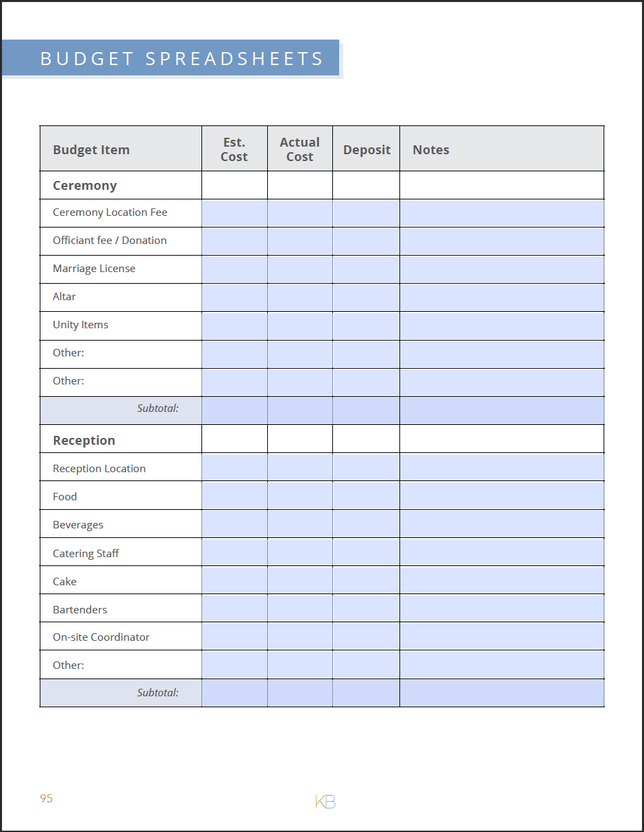 Wedding Planning Book & Checklist - Image 12