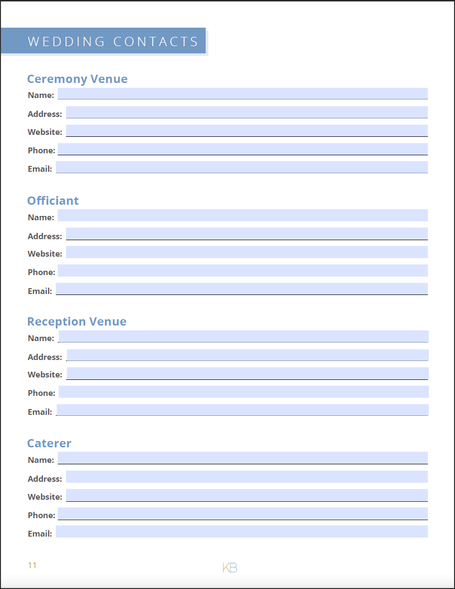 Wedding Planning Book & Checklist - Image 4