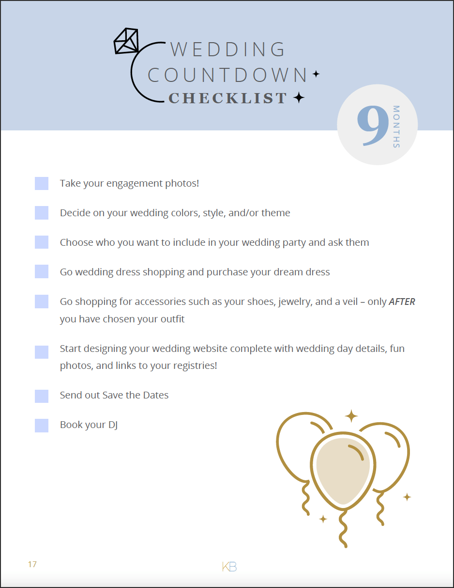 Wedding Planning Book & Checklist - Image 5