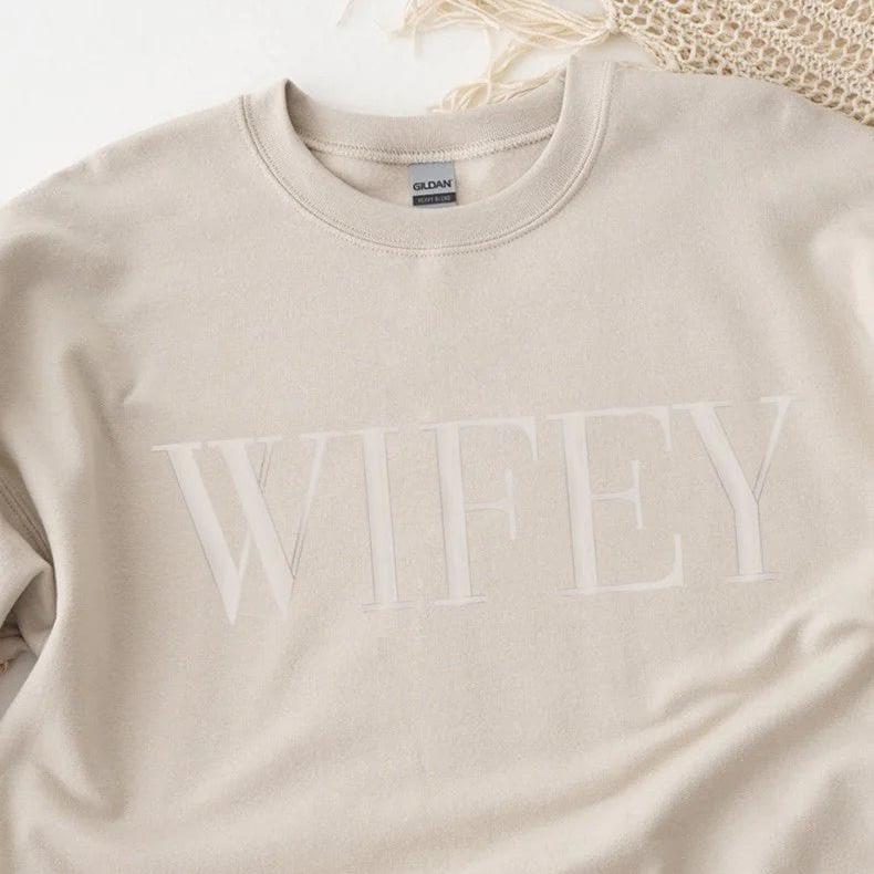 WIFEY Embroidered Sweatshirt - Image 2