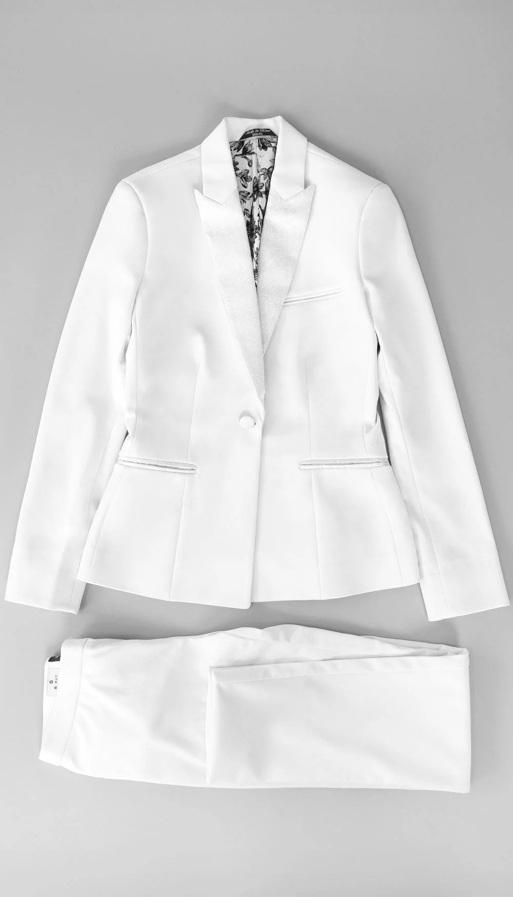 Women's Suit 2 Piece White - Image 4